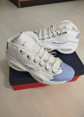 Reebok Beyaz Acik Mavi Basketbol Ayakkabisi