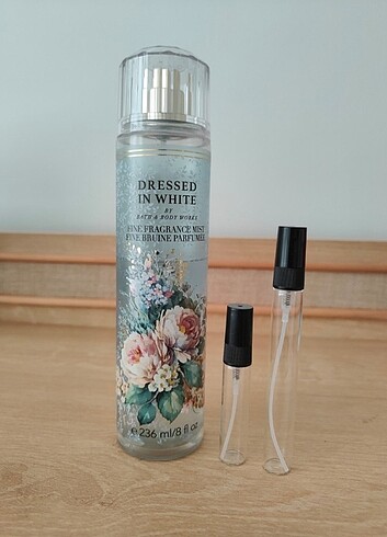 Bath body works dressed in white