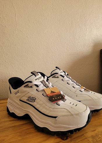 Skechers Beyaz Kalin Tabanli Sneaker