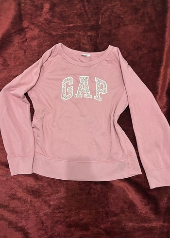 Gap Pudra Pembe Rahat Sweatshirt