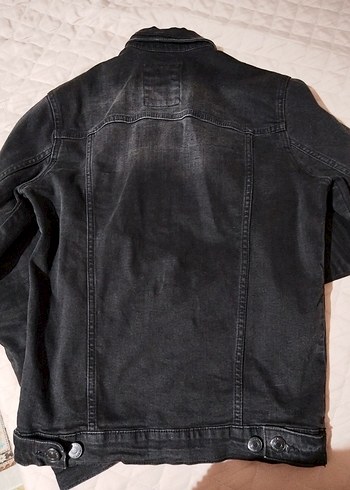 LC Waikiki Düğmeli Siyah Denim Ceket