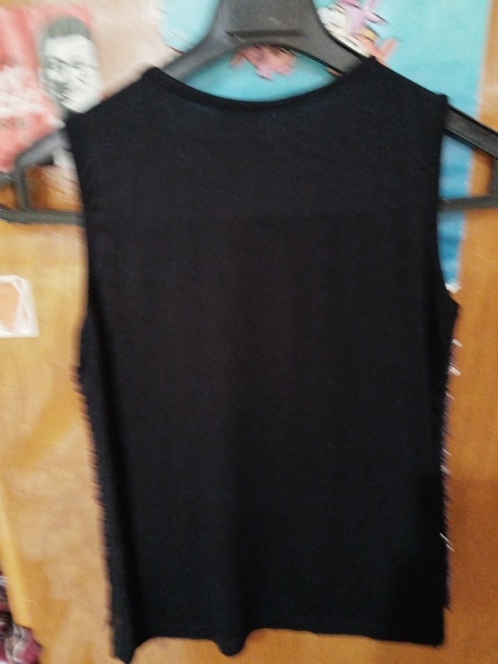 Mor Payetli Kolsuz Kız Yeleği - Görsel 2