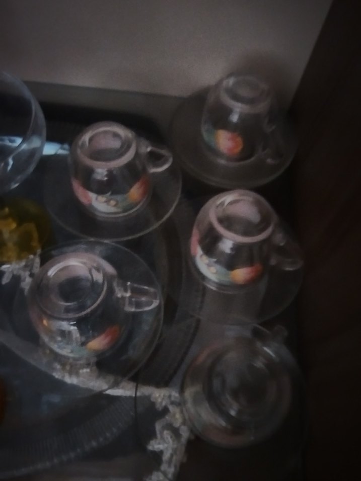 Çiçek Desenli Çok Renkli Tabak Seti - Görsel 4