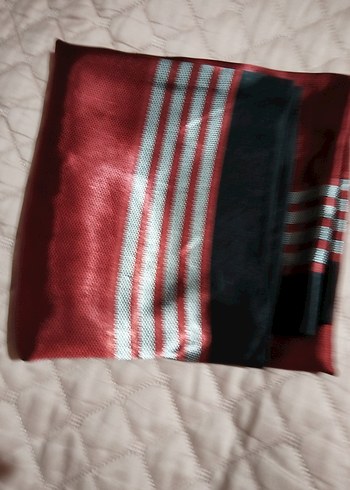 Burgundy Parlak Pilili Kadın Fular Bellasima - Görsel 4