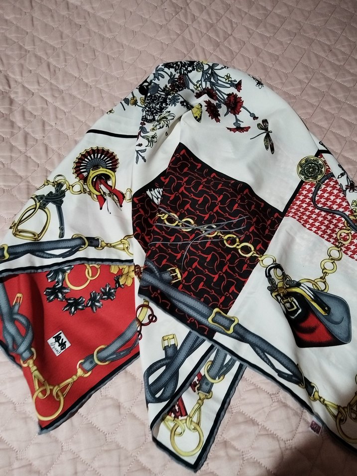 Bohem Çok Renkli Kadın Fular - Görsel 2