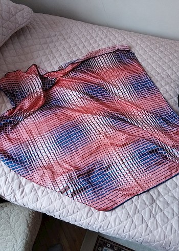 Piliseli Pembe Kadın Fular - Görsel 6