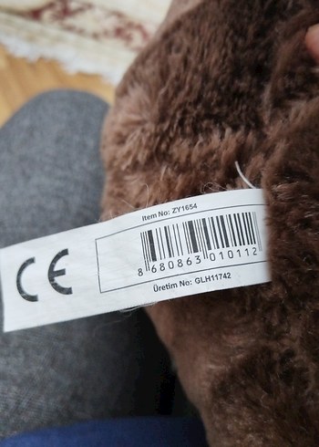 Koyu Kahverengi Peluş Ayı Oyuncak - Görsel 5