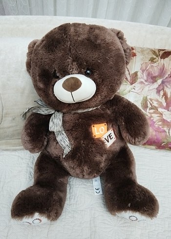 Koyu Kahverengi Peluş Ayı Oyuncak - Görsel 6