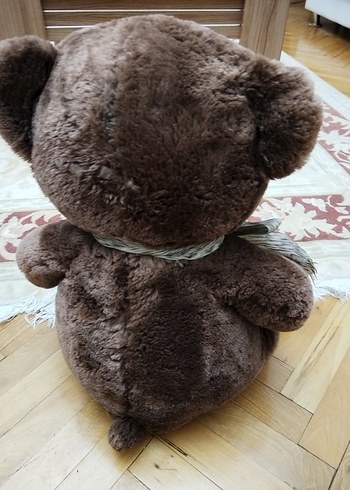 Koyu Kahverengi Peluş Ayı Oyuncak - Görsel 3