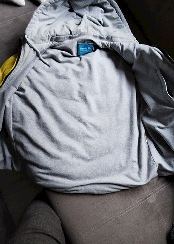 Sarı Kapitone Fermuarlı Erkek Çocuk Yelek - Görsel 6