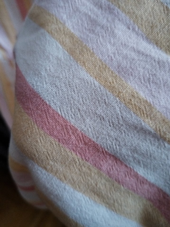 Pembe Çizgili Bohem Kız Elbisesi - Görsel 5