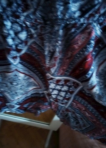 Bohem Çok Renkli Kısa Tulum Püsküllü - Görsel 5