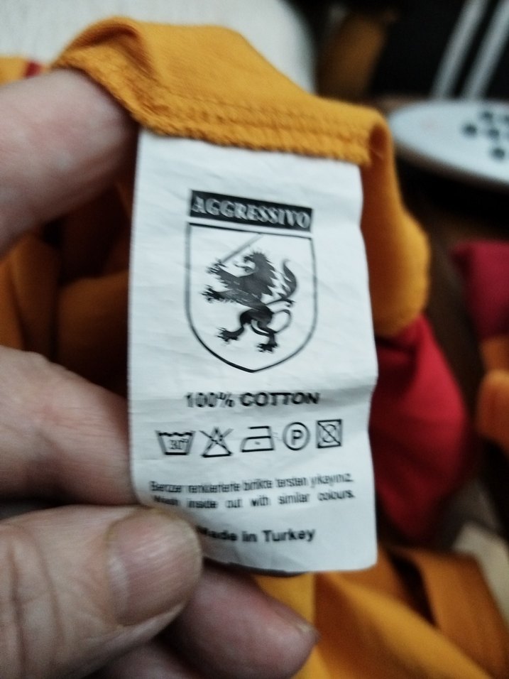 Sarı Kırmızı V Yaka Erkek Polo Tişört - Görsel 5