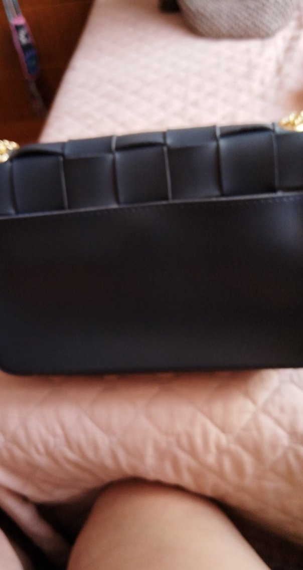 Zincir Detaylı lacivert Kadın Çanta - Görsel 5