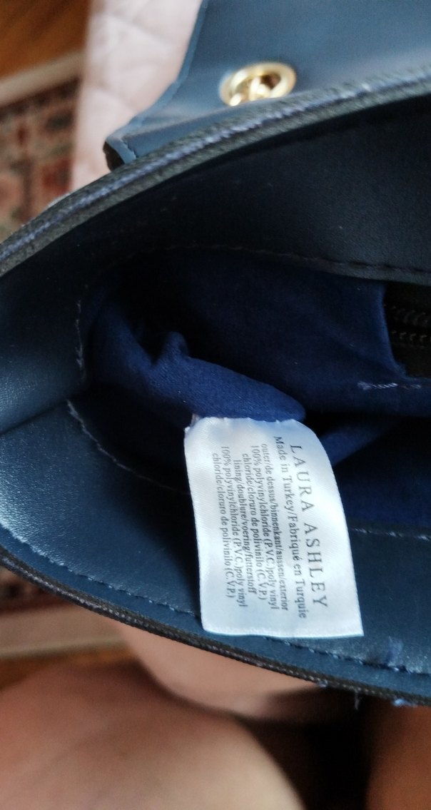 Zincir Detaylı lacivert Kadın Çanta - Görsel 3