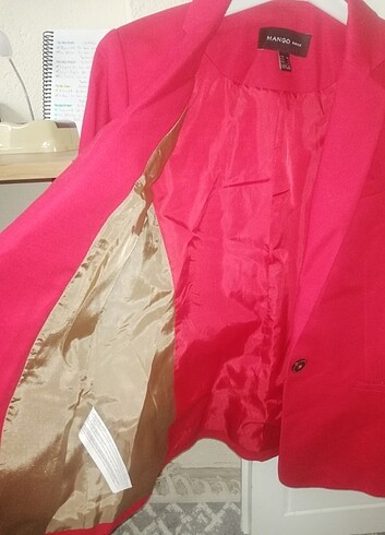 s Beden kırmızı Renk Mango blazer ceket
