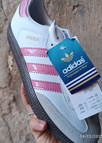 Adidas Samba Pembe Kadın Spor Ayakkabı - Görsel 5
