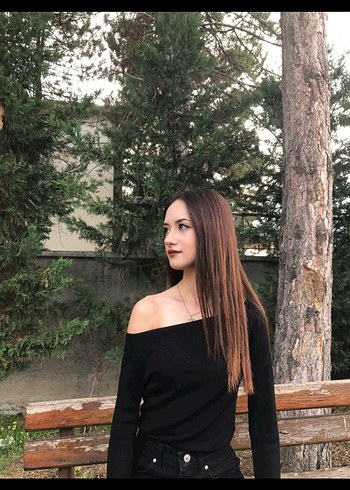 Mango Kadin Siyah Uzun Kollu Bluz