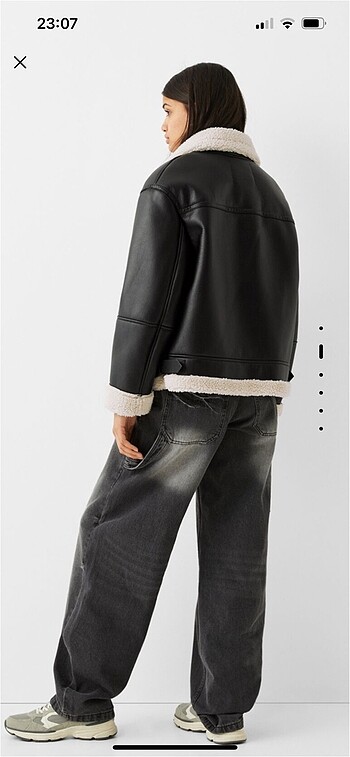 Bershka Bershka deri ceket