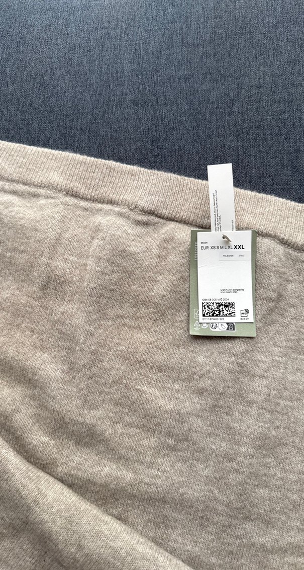 Hm Bej Midi Hamile Etek - Görsel 2