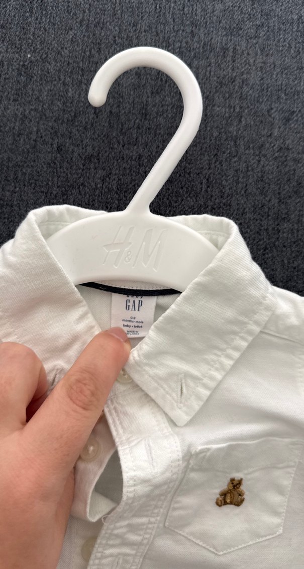 GAP bebek zıbın gömlek - Görsel 4