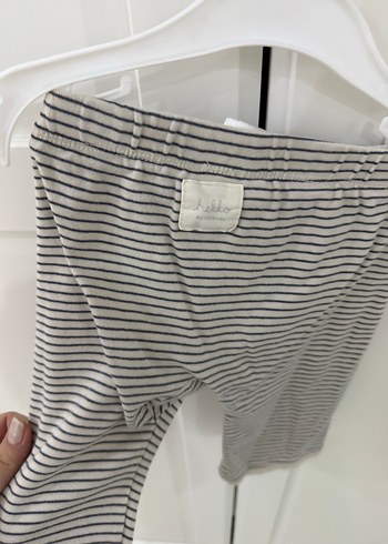 H&M Bej Çizgili Takım - Görsel 3