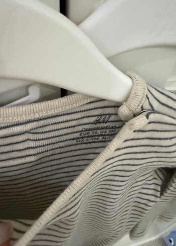 H&M Bej Çizgili Takım - Görsel 2
