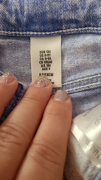 8 Yaş Beden h&m kiz cocuk şort 8 9 yaş