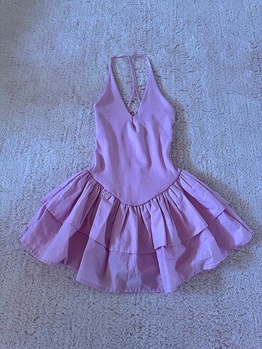 s Beden pembe Renk ZARA pembe mini elbise