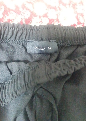 Defacto Siyah Rahat Pantolon