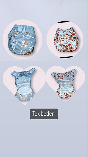 Diğer Yıkanabilir bebek bezi