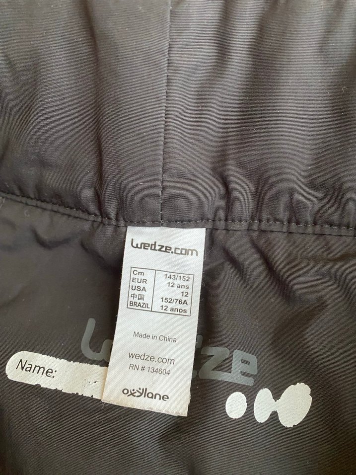 Gri Fermuarlı Erkek Kayak Pantolonu - Görsel 2