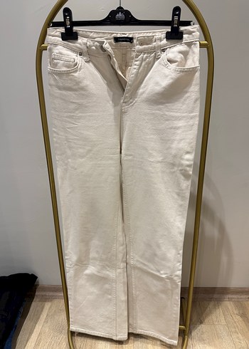 Trendyol & Milla Ekru Denim Kadin Pantolon