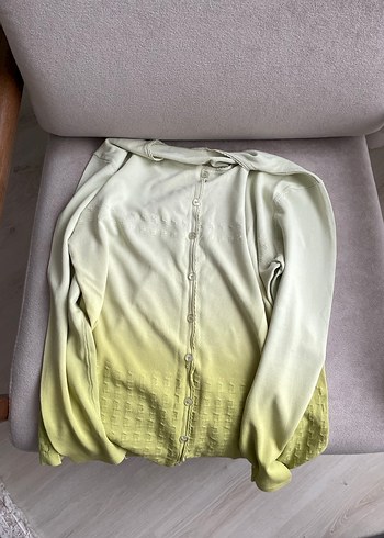 yeşil ince hırka - Görsel 2