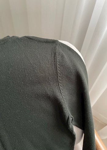 Haki Boğazlı erkek Kazak - Görsel 3