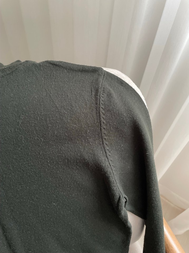 Haki Boğazlı erkek Kazak - Görsel 3