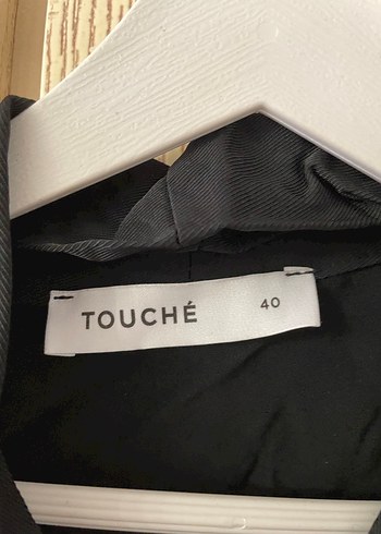 Uzun Siyah Keten Drapeli Ofis Elbisesi - Görsel 6