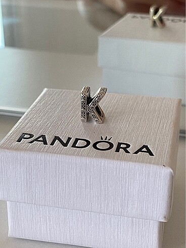 K harf pandora charm