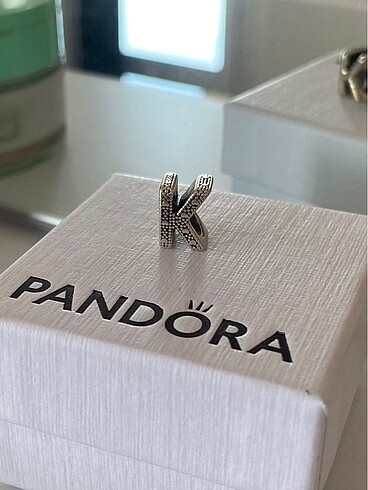 Pandora K harf pandora charm