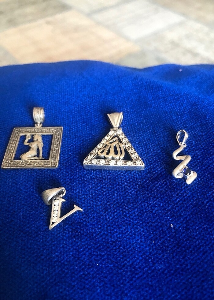 Gümüş kolye ucu - Görsel 2