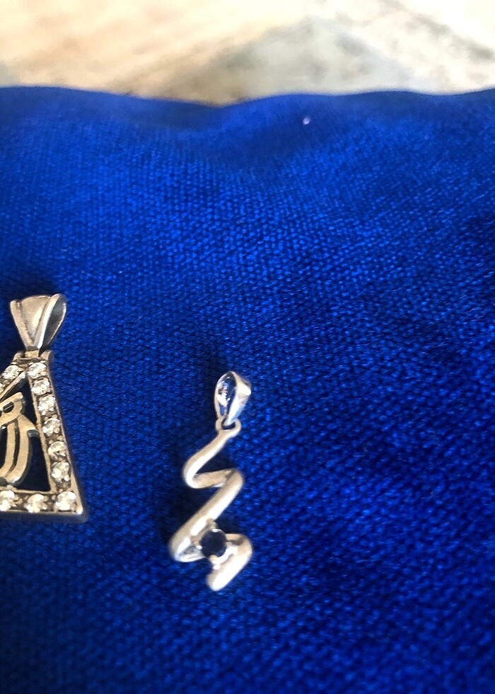 Gümüş kolye ucu - Görsel 3