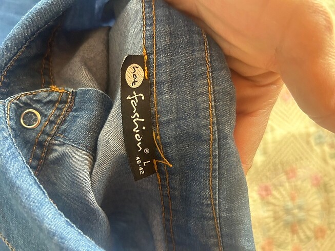 l Beden mavi Renk Fashion kot elbise