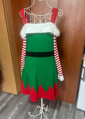 Yılbaşı Triko Elbise - Görsel 3