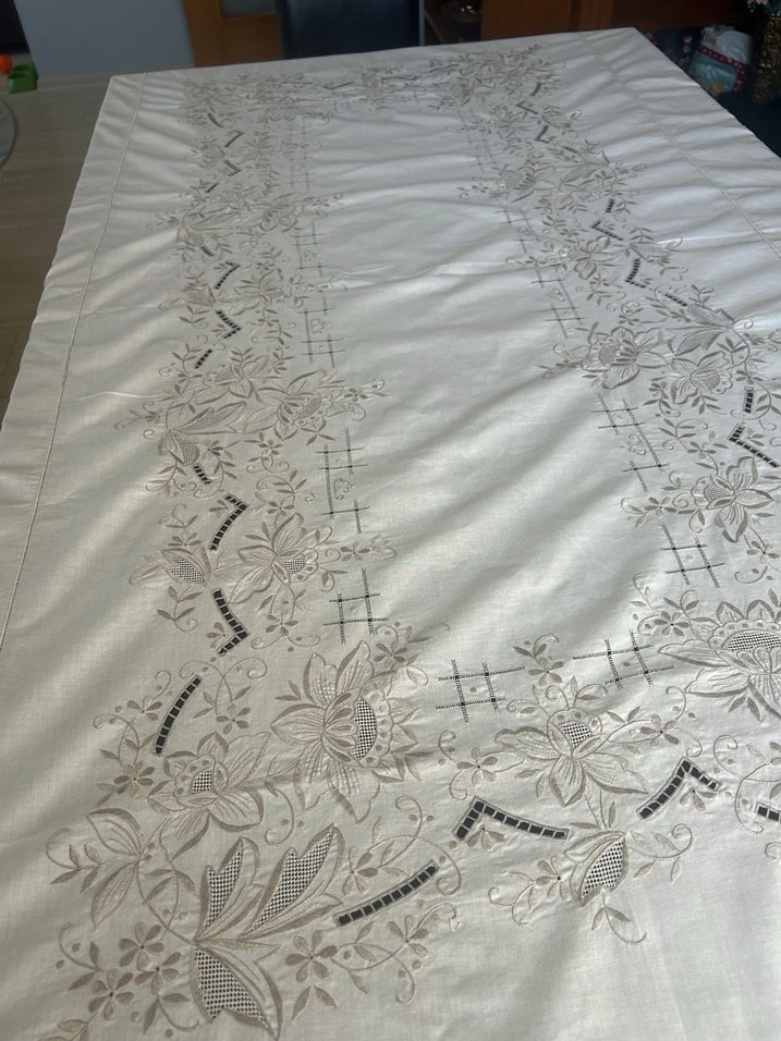 Rahibe işi masa örtüsü - Görsel 5