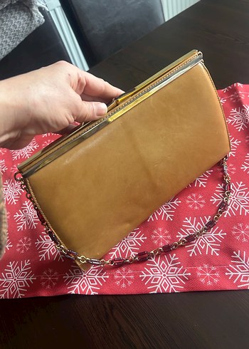 Vintage Deri Kadın Çanta - Görsel 2