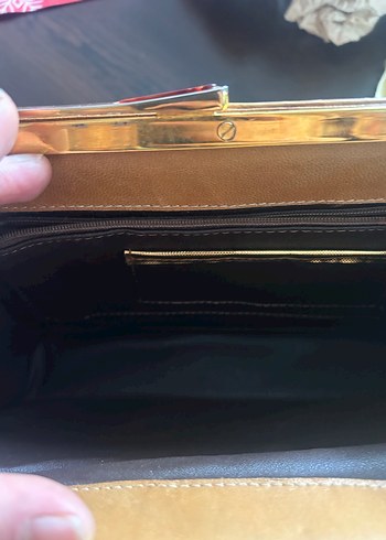 Vintage Deri Kadın Çanta - Görsel 5