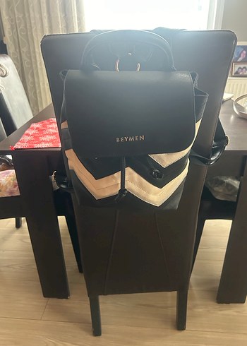 Beymen Siyah Deri Kadın Sırt Çantası - Görsel 3