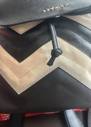 Beymen Siyah Deri Kadın Sırt Çantası - Görsel 4