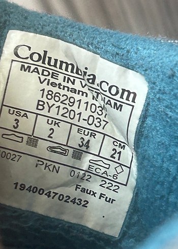 Columbia Columbia spor bot