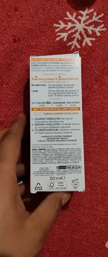 Beden C vitamin serum